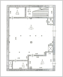 Планировка Салганская 24 цокольный этаж